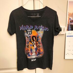 Hard Rock Cafe Biloxi Series 29 Jimi Hendrix T-Shirt Women's Size L